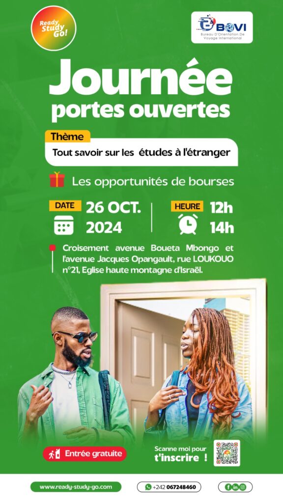 Visuel d'informations au sujet de la journée portes ouvertes