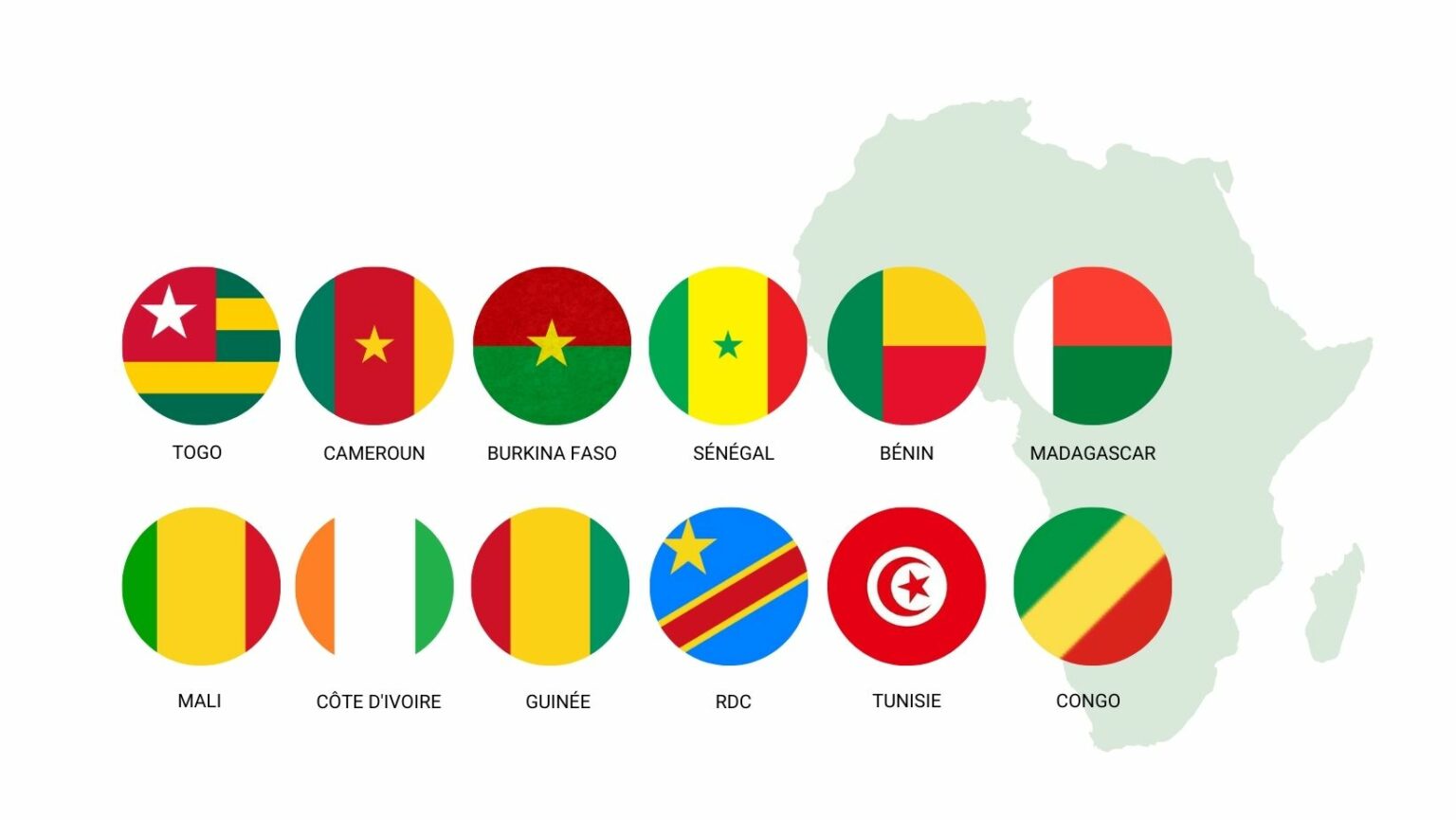 Pays d'implantation de Ready Study Go International