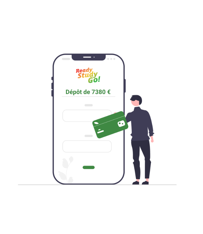 Dépôt de la caution ET PAIEMENT DES FRAIS